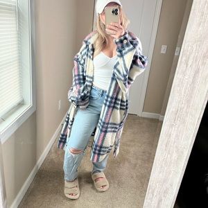 Boohoo Oversized Shacket, Brand new with tag, size 14